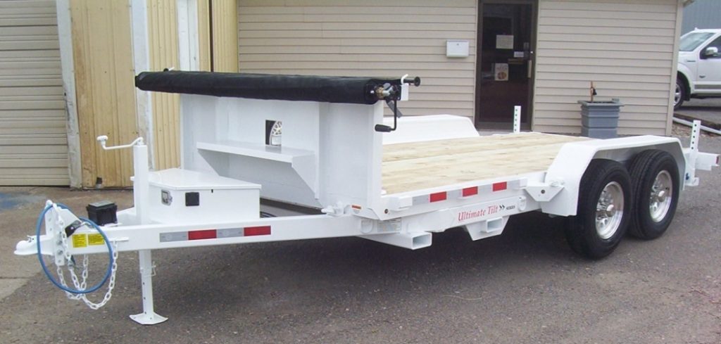 D & K flat bed trailer
