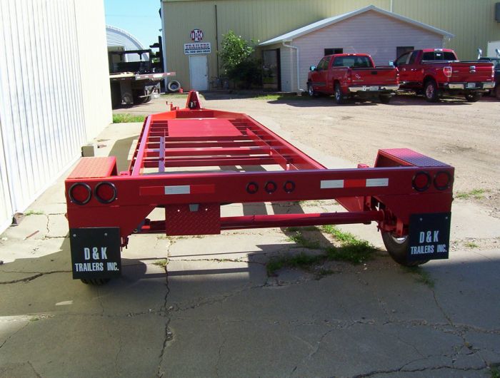 custom built equipment trailer