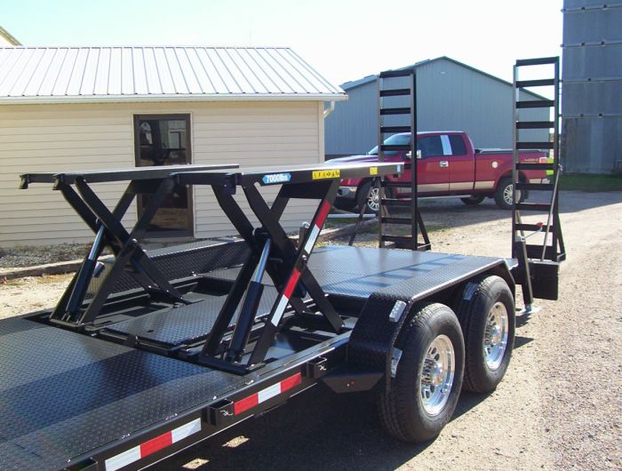 automobile lift trailer