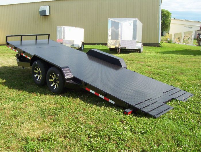 Tilt car trailer