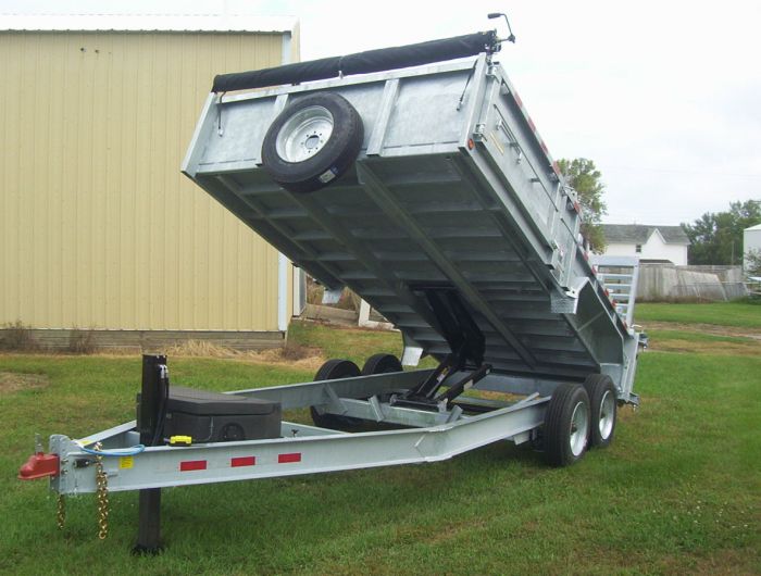 galvanized dump trailers