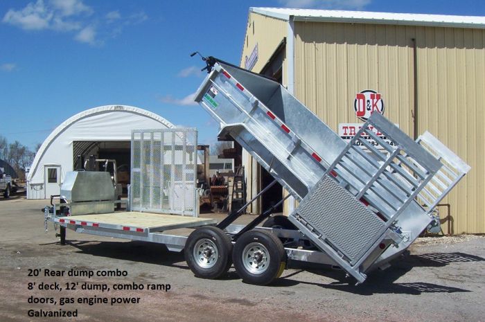 galvanized dump trailers